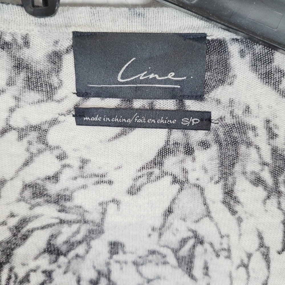 LINE Cashmere Modal open cardigan sweater - Picture 4 of 8